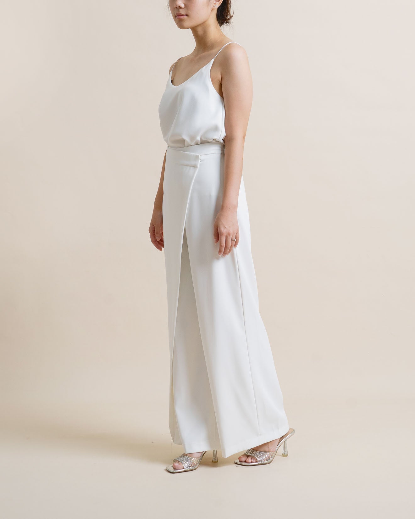 CNY Dandelion Wrap White Pants – 288207