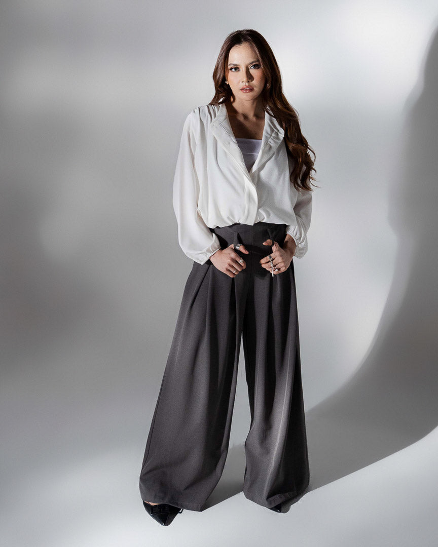 meltthelady tuck sweat pants black