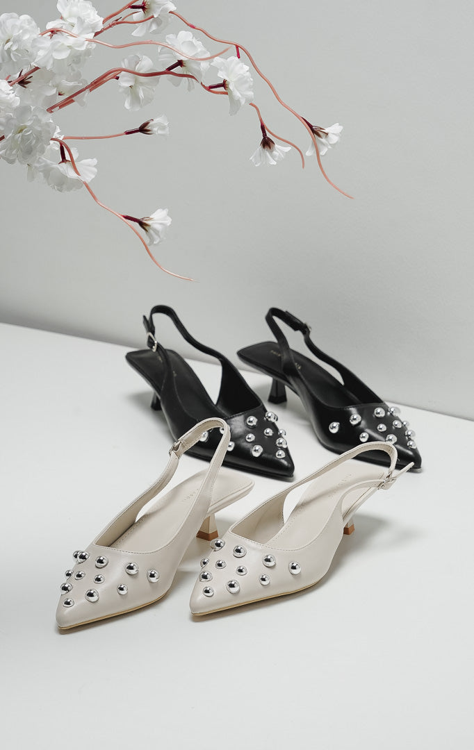 Chantals Heels Ivory