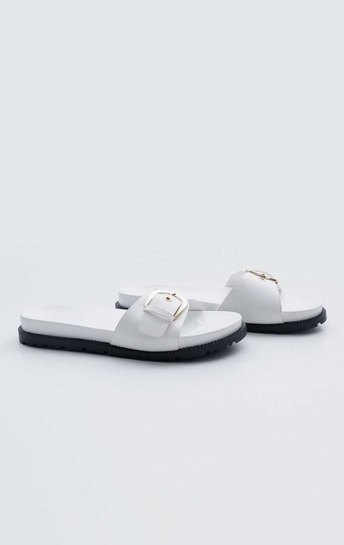 Klaine Sandals White
