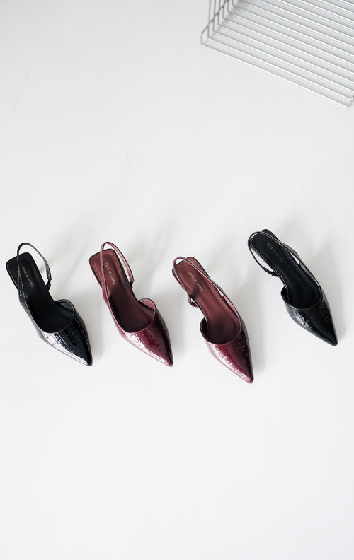 Patrice Heels Maroon