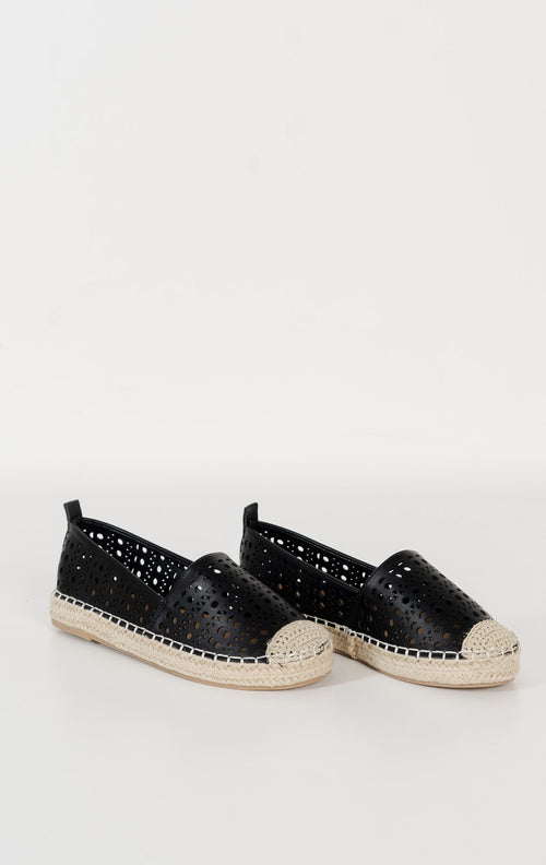 Pauline Espadrilles Black Shoes
