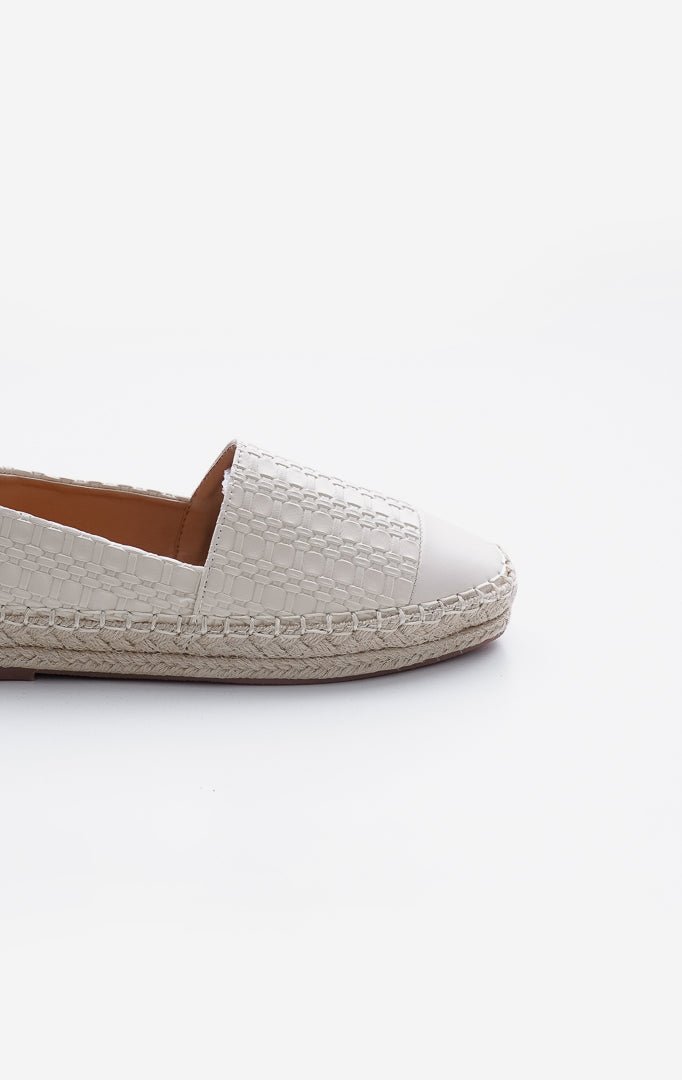 Blanc Espadrilles Ivory