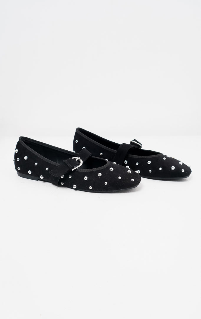 Chantel Flats Black