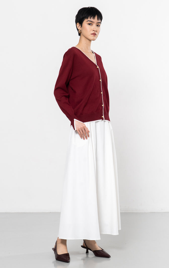 Serena Cardigan Maroon