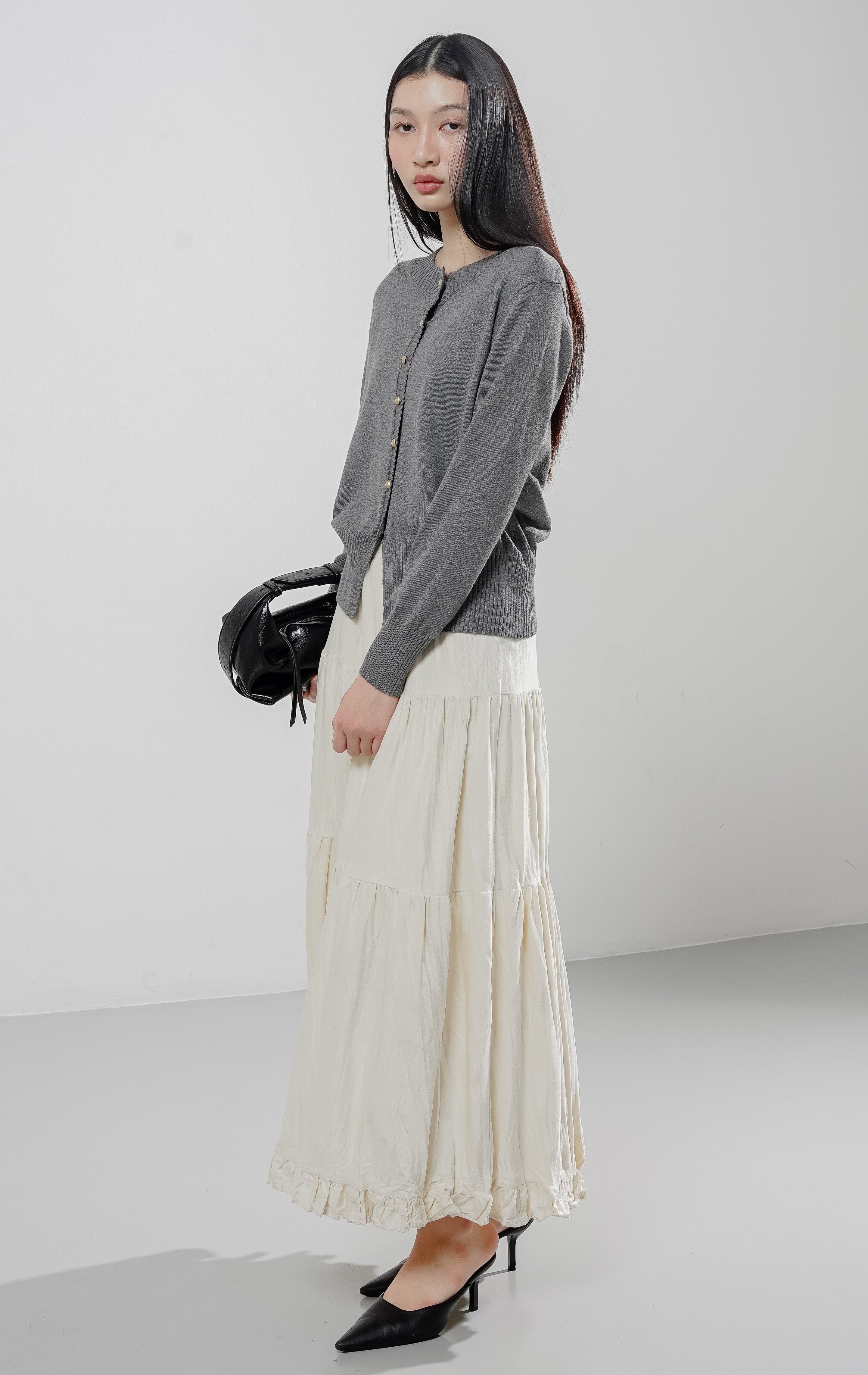 Helena Cardigan Grey
