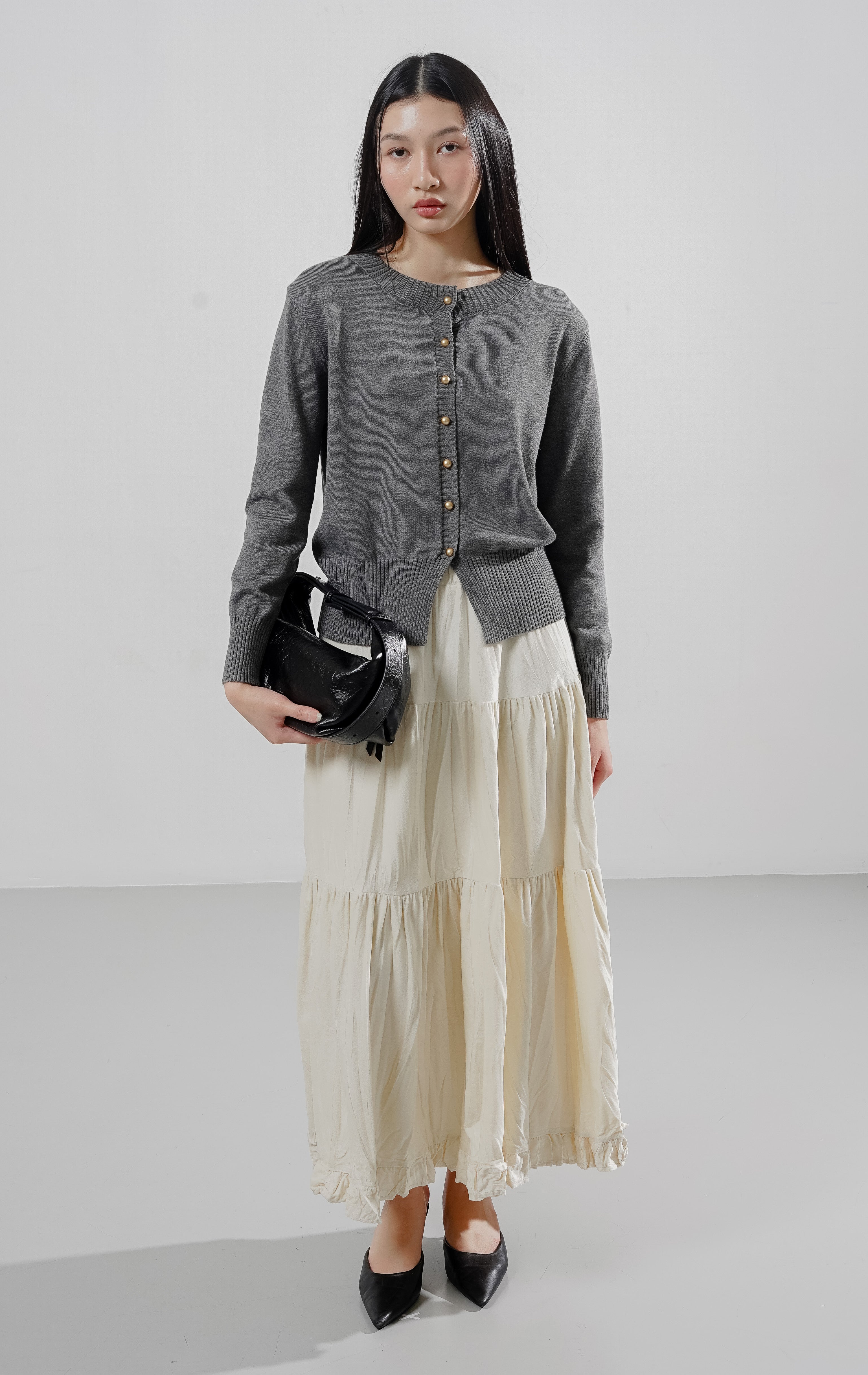 Helena Cardigan Grey