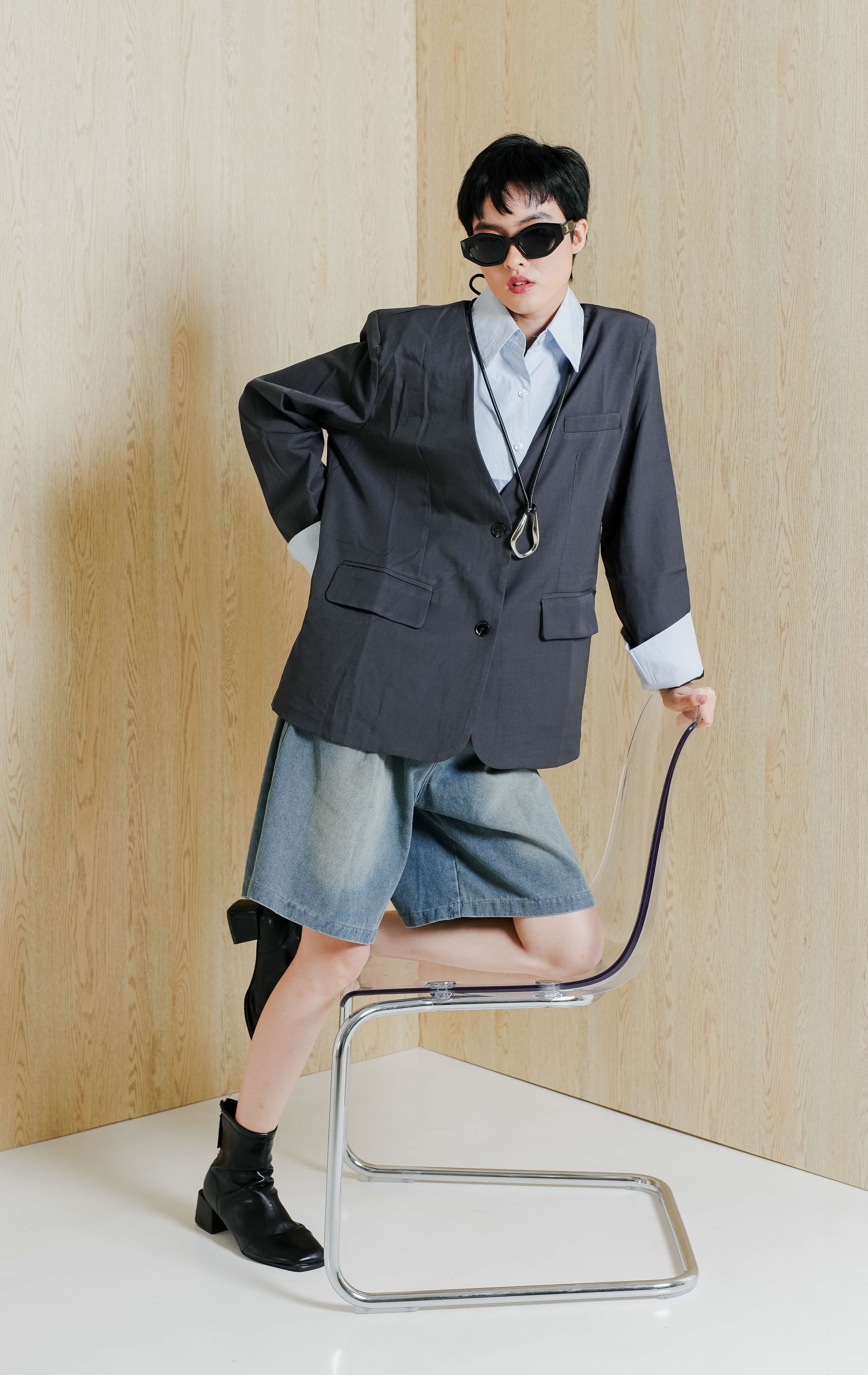 Khalesi Blazer Grey