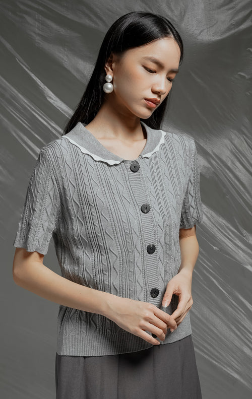 Ryujin Top Grey