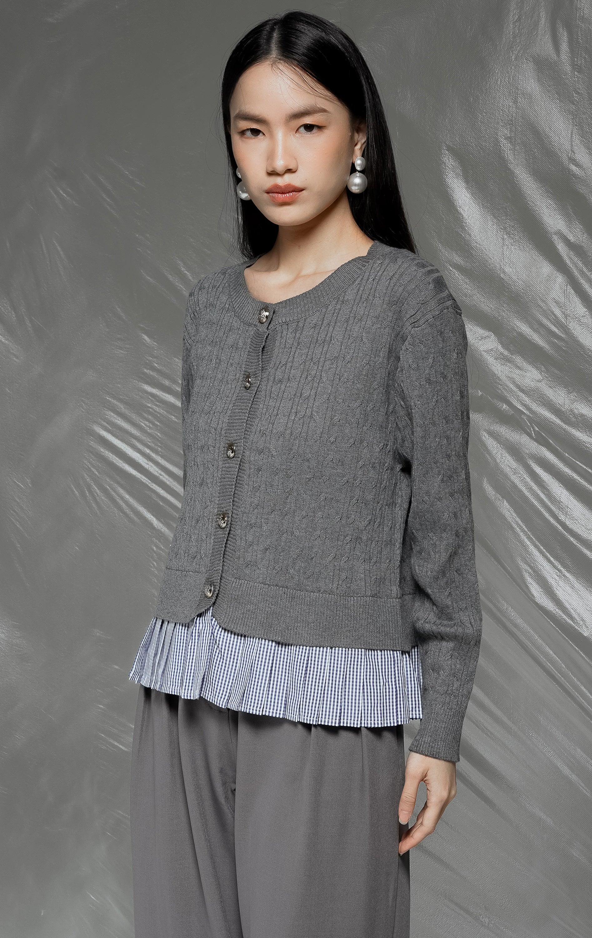 Malora Cardigan Grey
