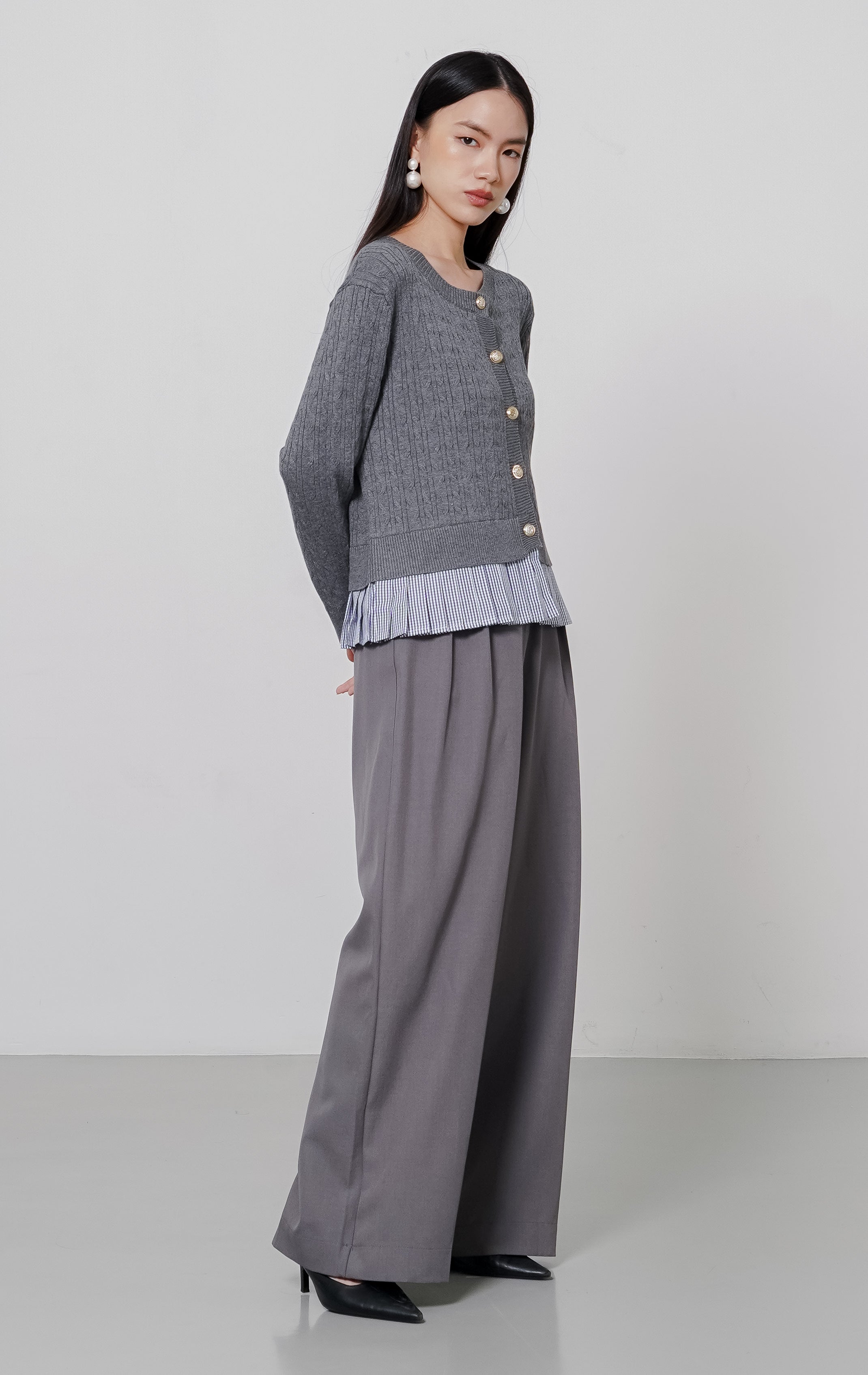 Malora Cardigan Grey