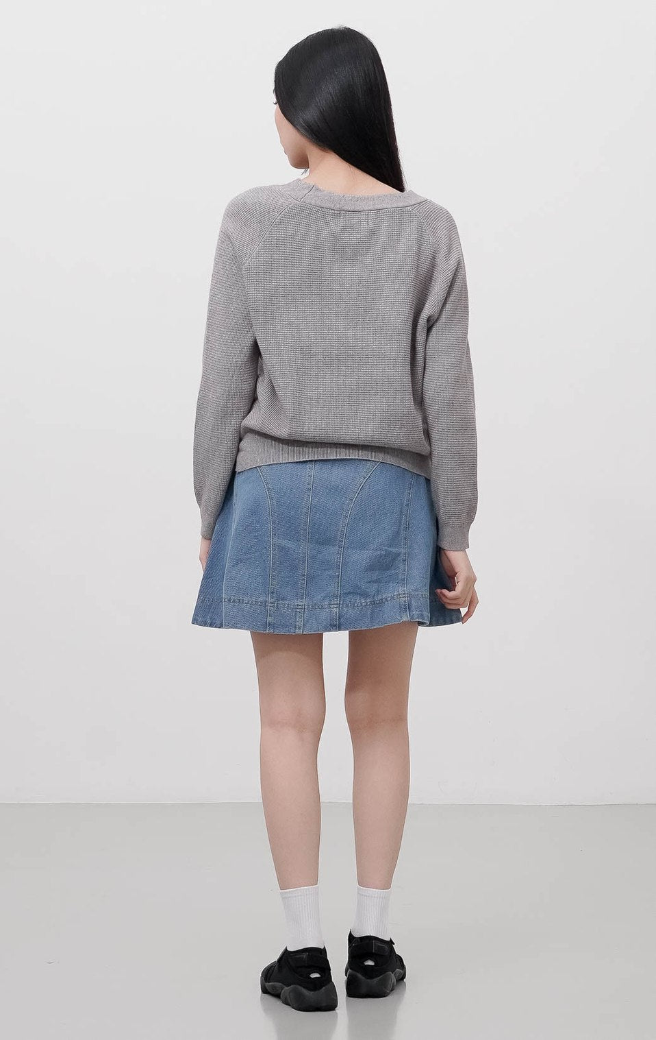 Keth Cardigan Grey