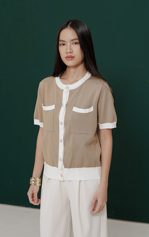 Fabby Cardigan Brown