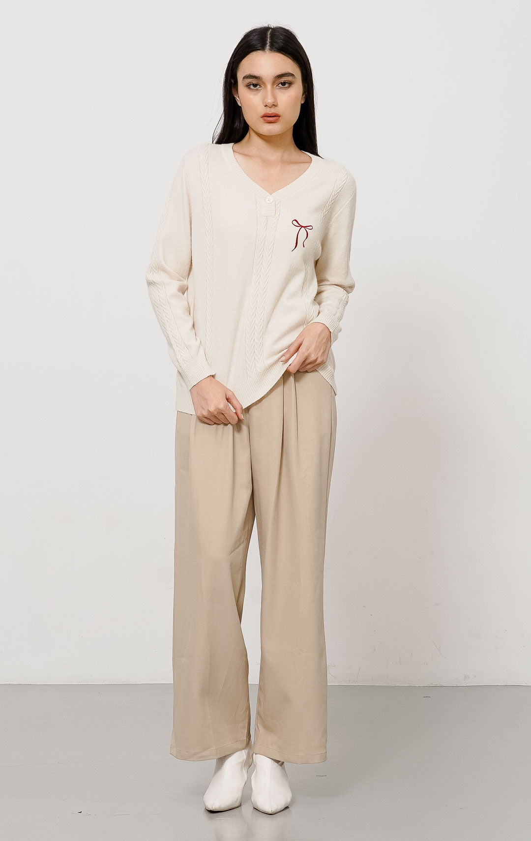Ribonne Sweater Ivory