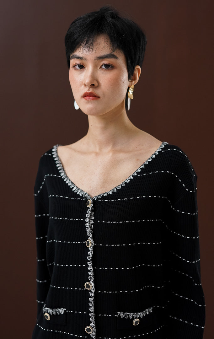 Valerie Cardigan Black