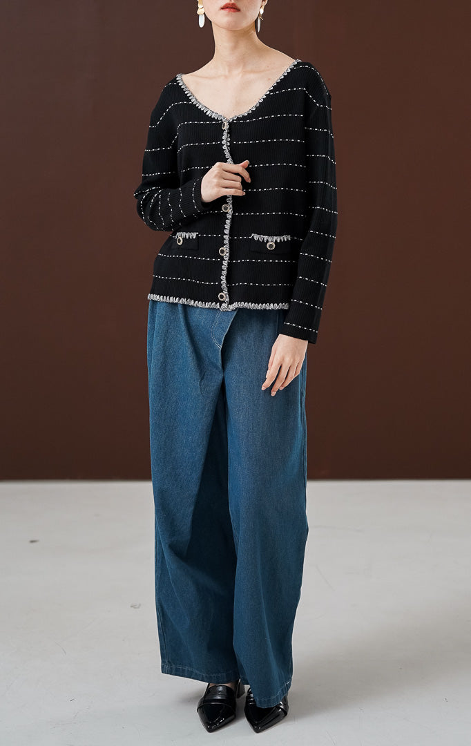 Valerie Cardigan Black