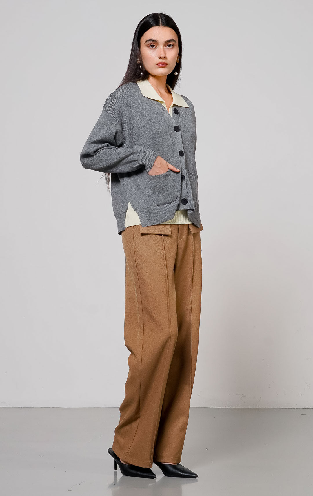 Luna Cardigan Grey