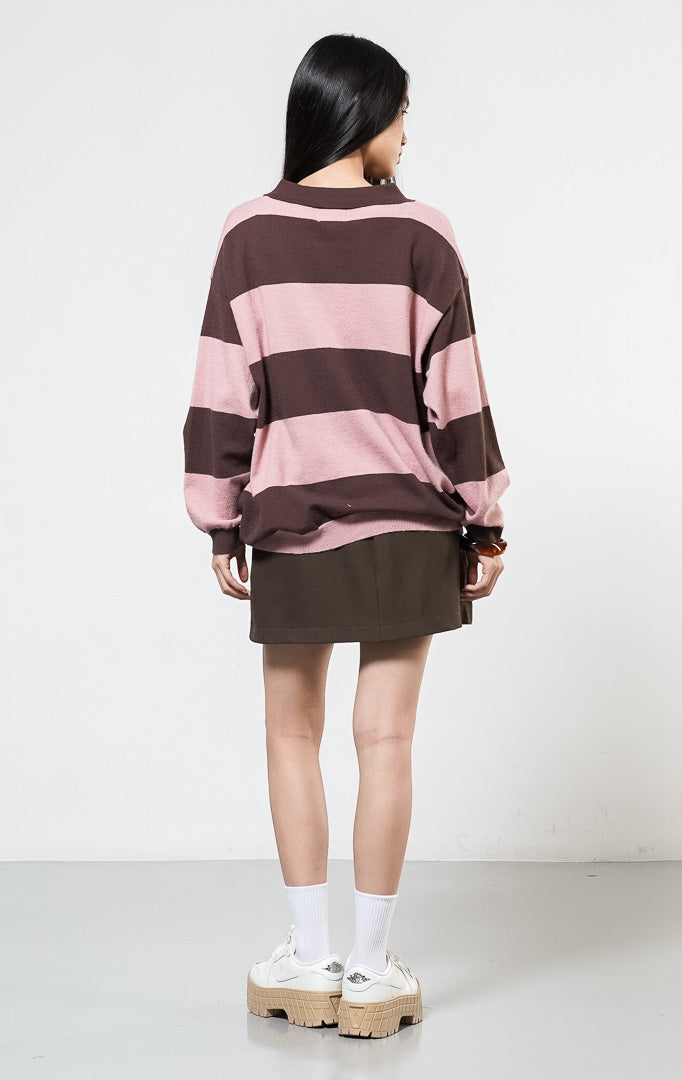 Grethel Sweater Brown Striped