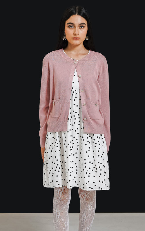 Lily Cardigan Pink