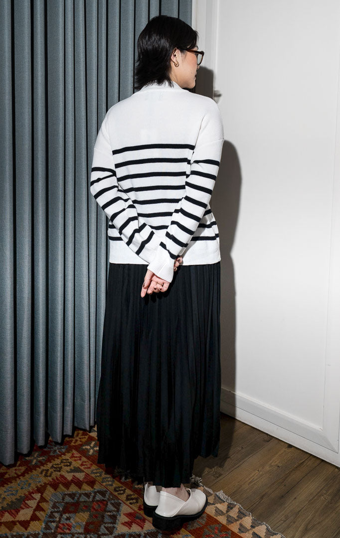 Gisela Sweater White Striped