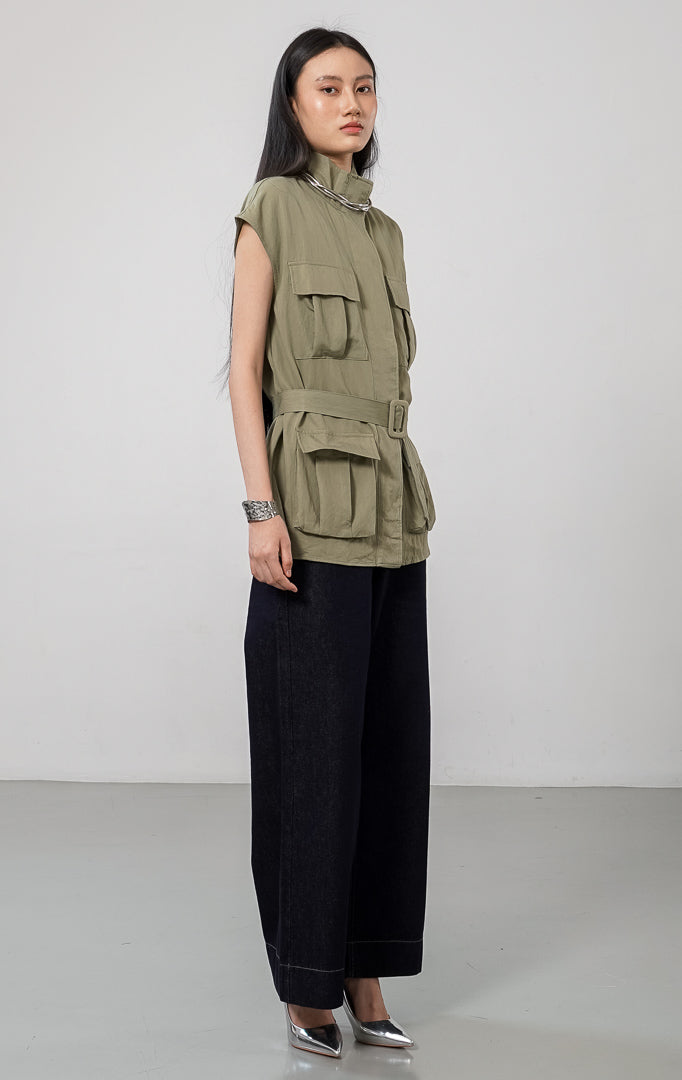 Hannah Vest Olive