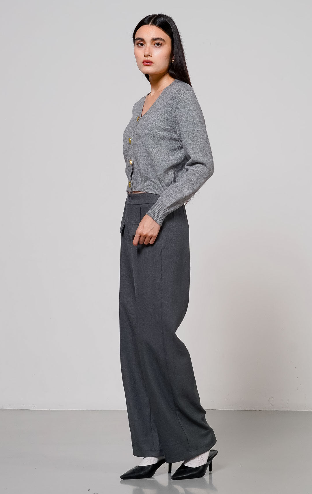 Yonna Cardigan Grey