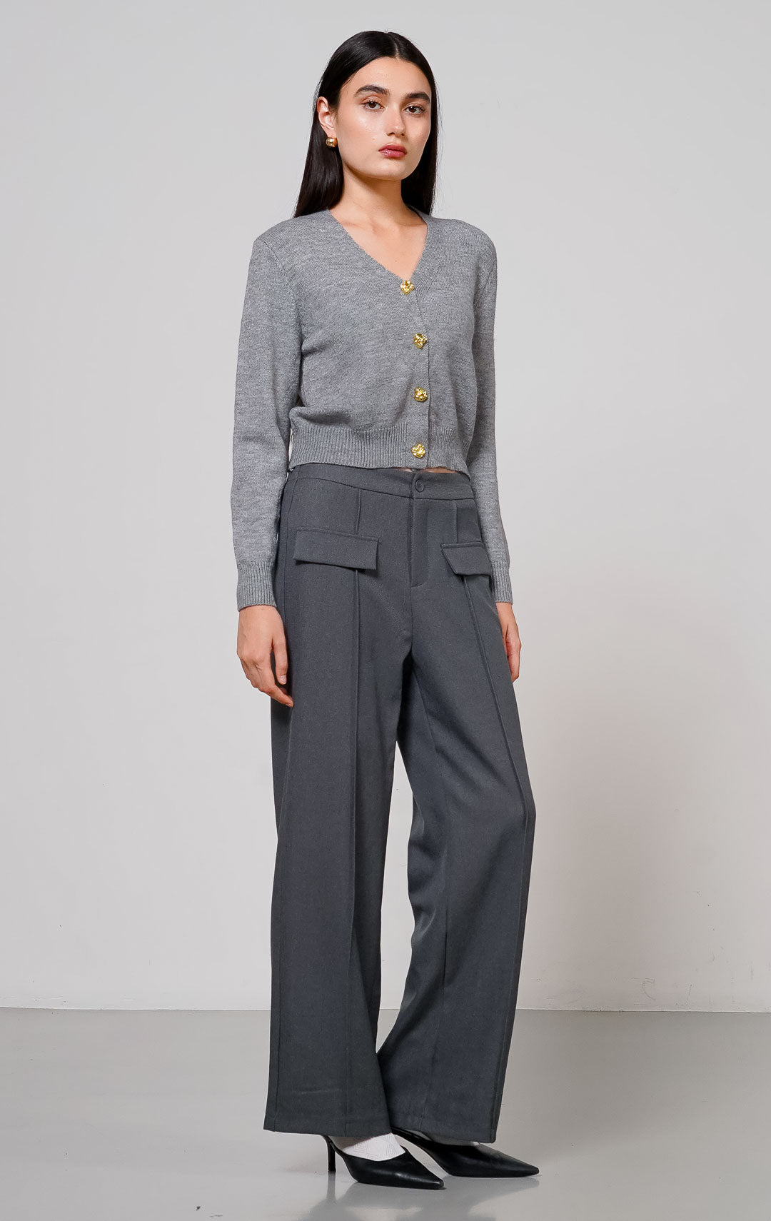 Yonna Cardigan Grey