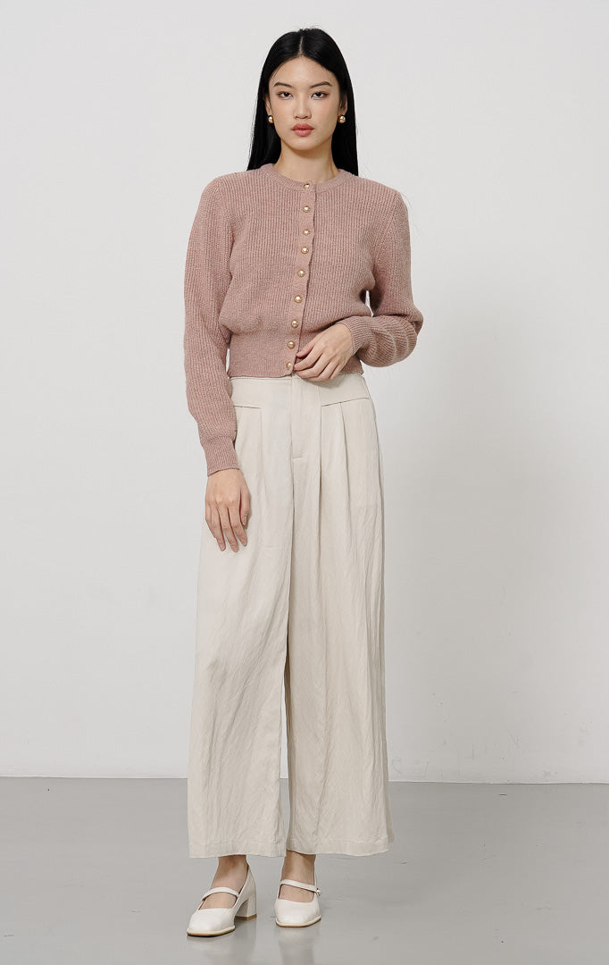 Yuri Cardigan Dusty Pink