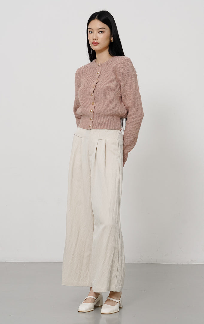 Yuri Cardigan Dusty Pink