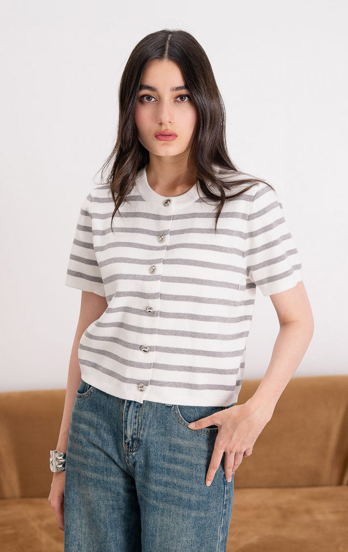 Pamela Top Grey