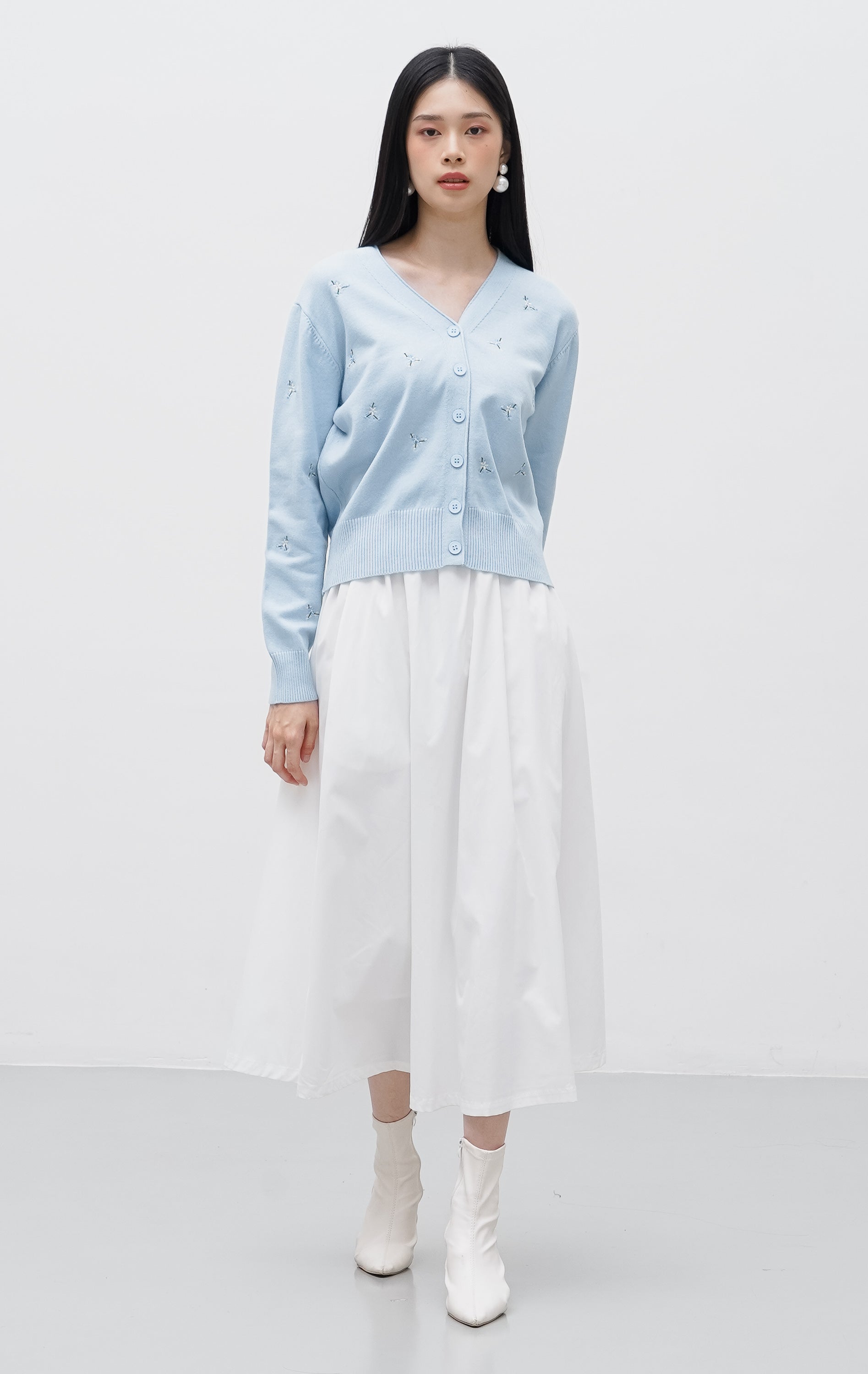 Petunia Cardigan Blue