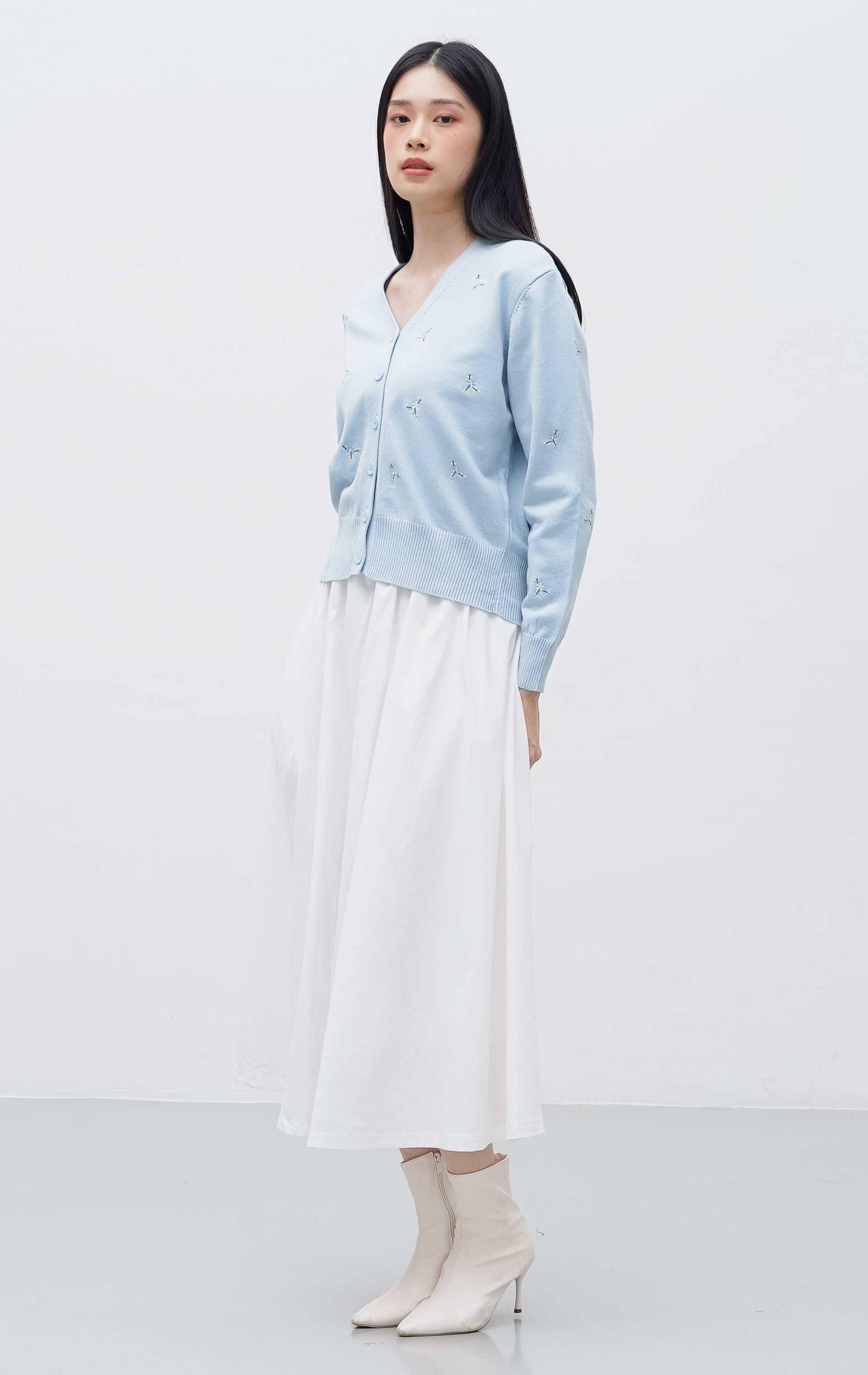Petunia Cardigan Blue