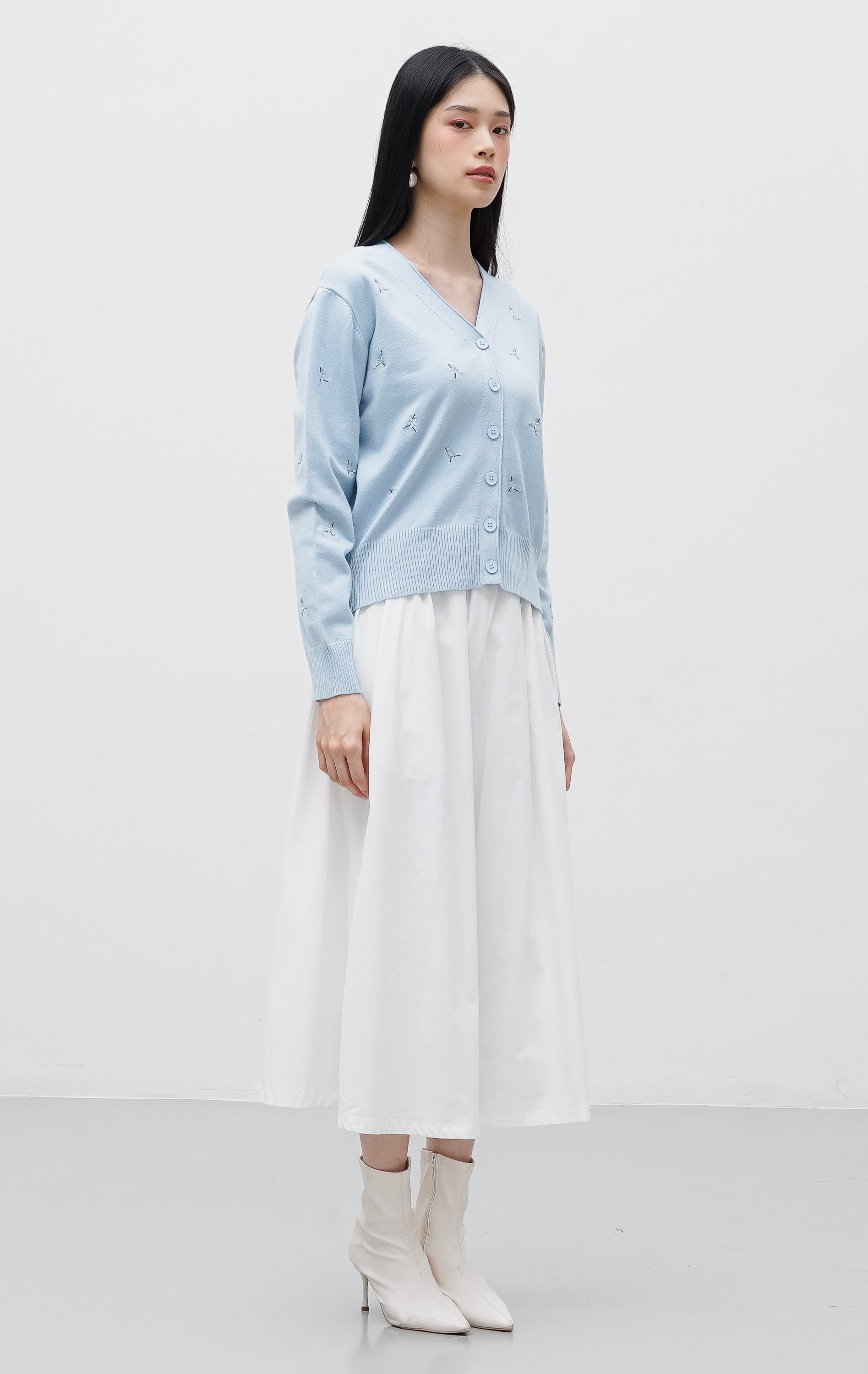 Petunia Cardigan Blue