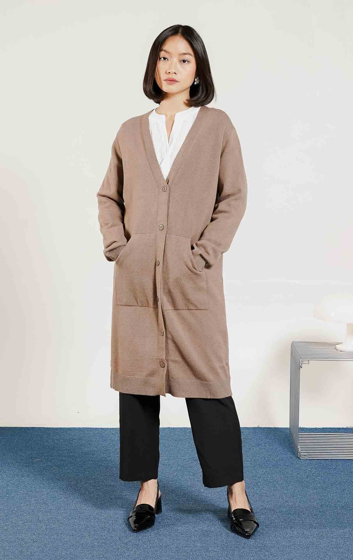 Cassie Cardigan Brown