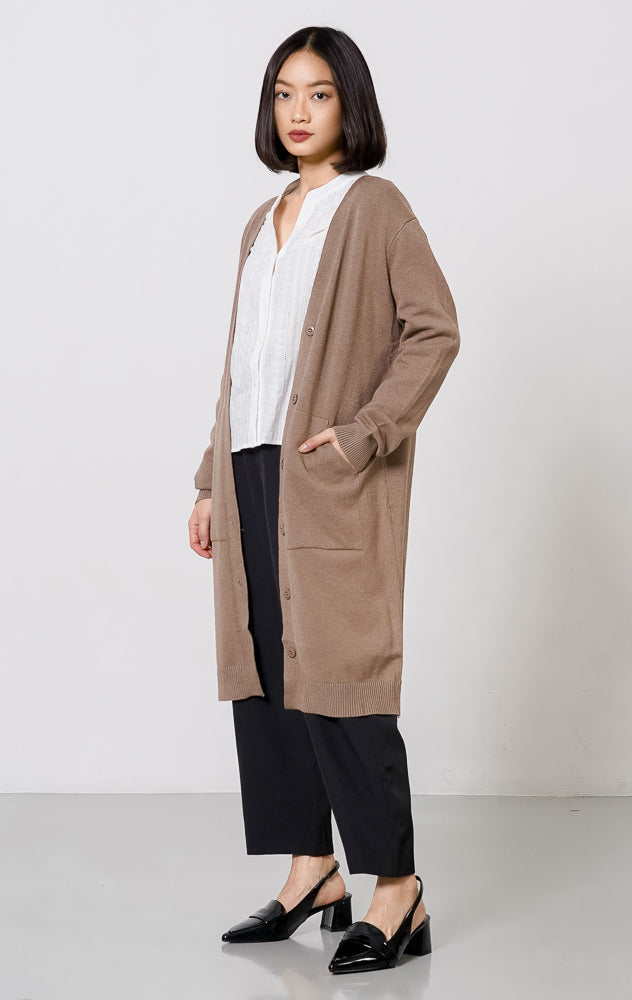 Cassie Cardigan Brown