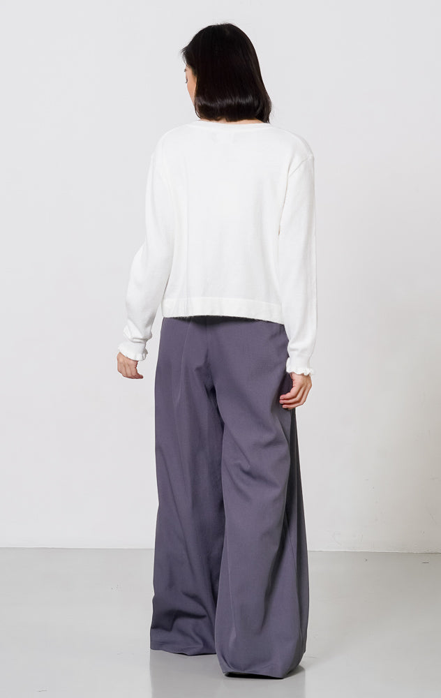Becca Cardigan White