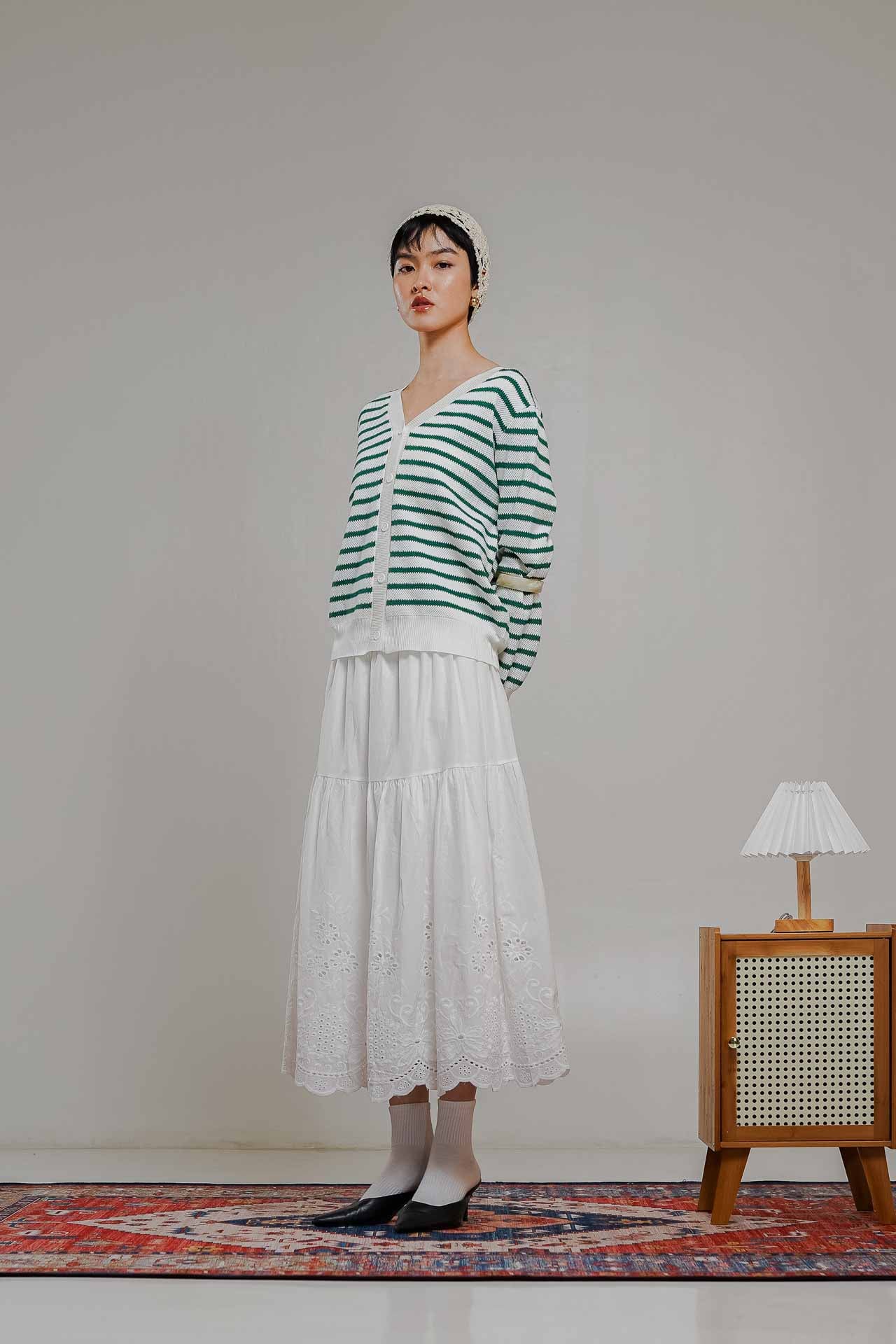 Azura Cardigan Green