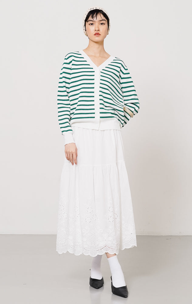 Azura Cardigan Green