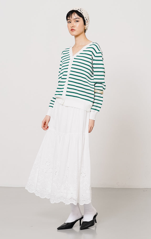 Azura Cardigan Green