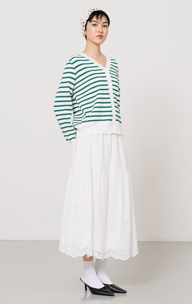 Azura Cardigan Green