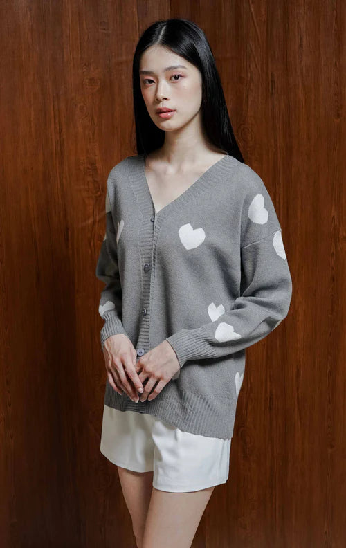 Amore Cardigan Grey