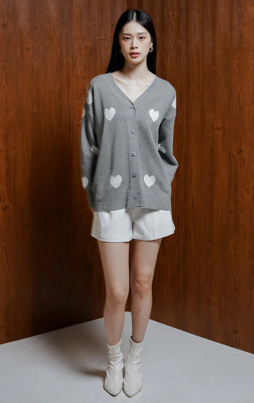 Amore Cardigan Grey