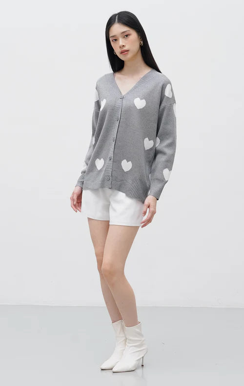 Amore Cardigan Grey