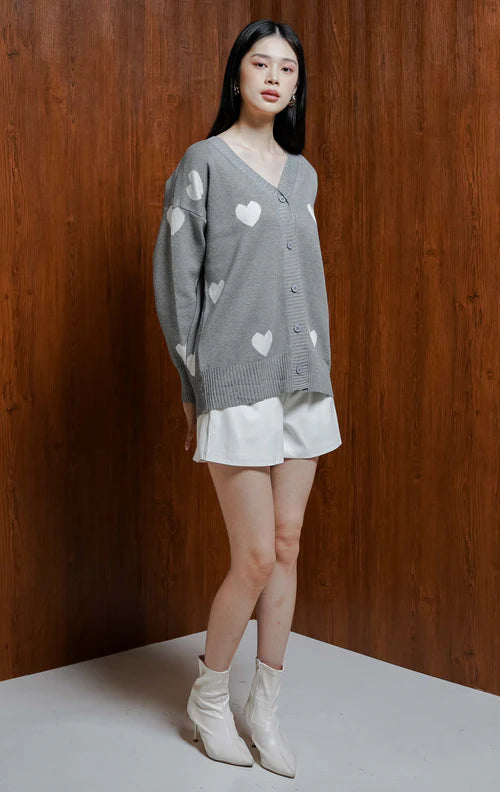 Amore Cardigan Grey