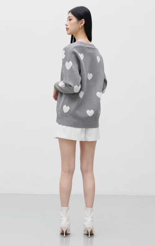 Amore Cardigan Grey