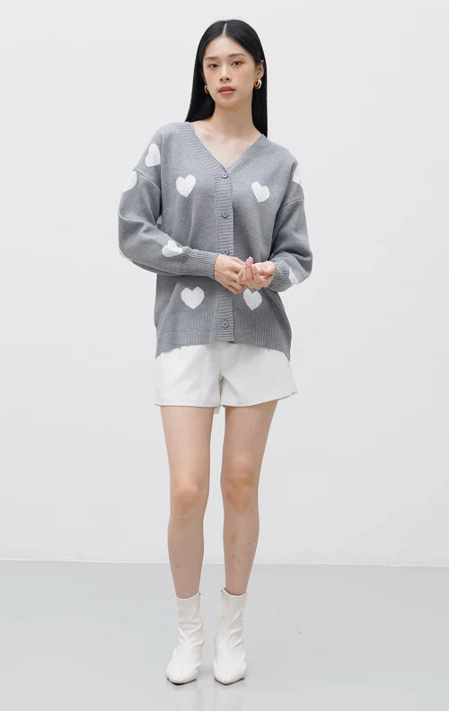 Amore Cardigan Grey