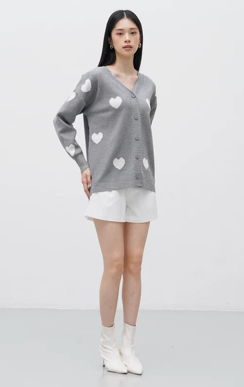 Amore Cardigan Grey