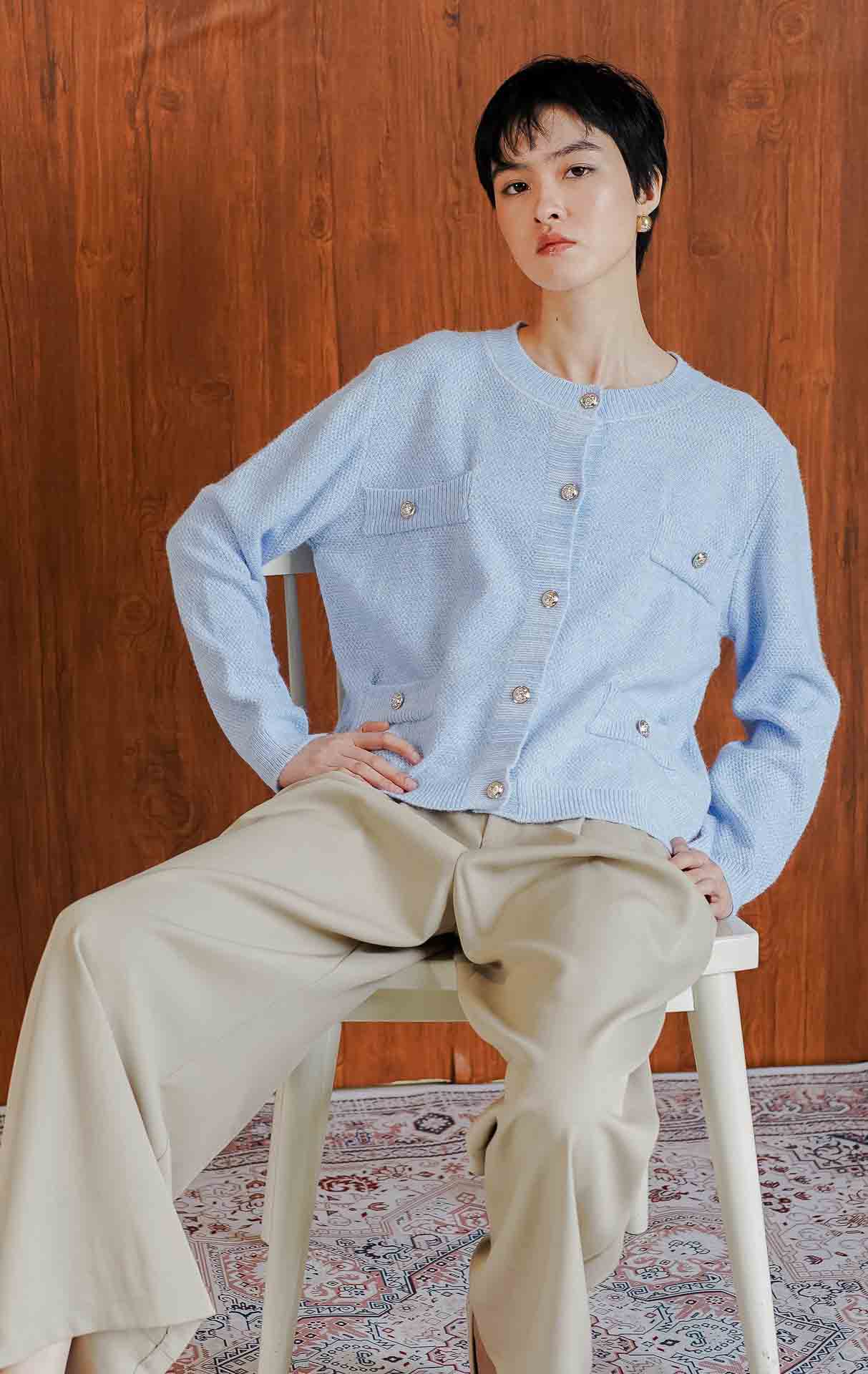 Mulan Cardigan Blue