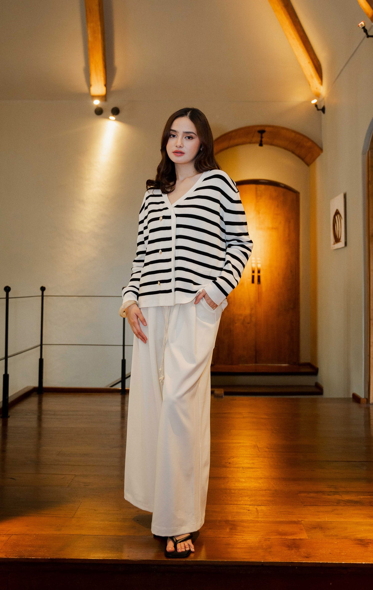 SH Marissa Cardigan White