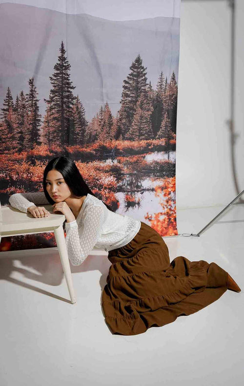 Akari Cardigan White